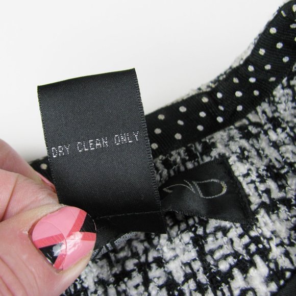 Silkland Tweed & Polka Dot Waist Jacket 2 Petite - Picture 4 of 8